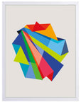 Prisma: cuadro decorativo, vista 5 (blanco)