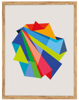 Prisma: cuadro decorativo, vista 6 (madera)