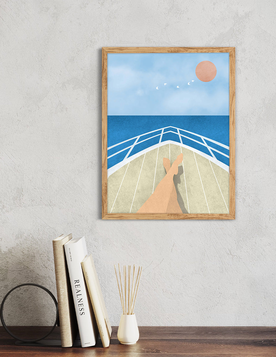 Proa: cuadro decorativo, vista 2 (madera ambiente)