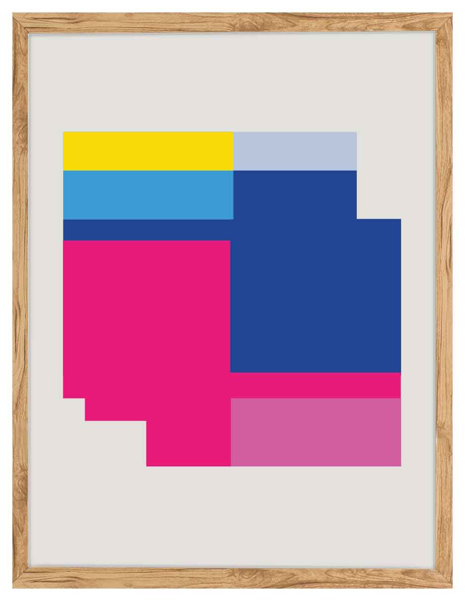 Rascacielos: cuadro decorativo, vista 6 (madera)