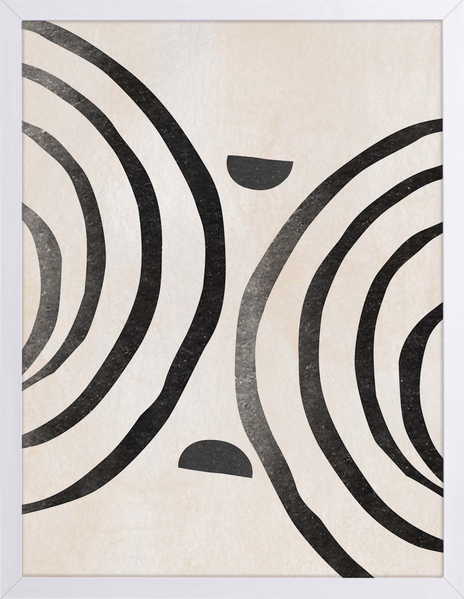 Remolino: cuadro decorativo, vista 5 (blanco)