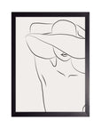Resguardo: cuadro decorativo, vista 3 (negro)