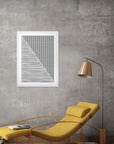 Ritmo: cuadro decorativo, vista 4 (blanco ambiente)