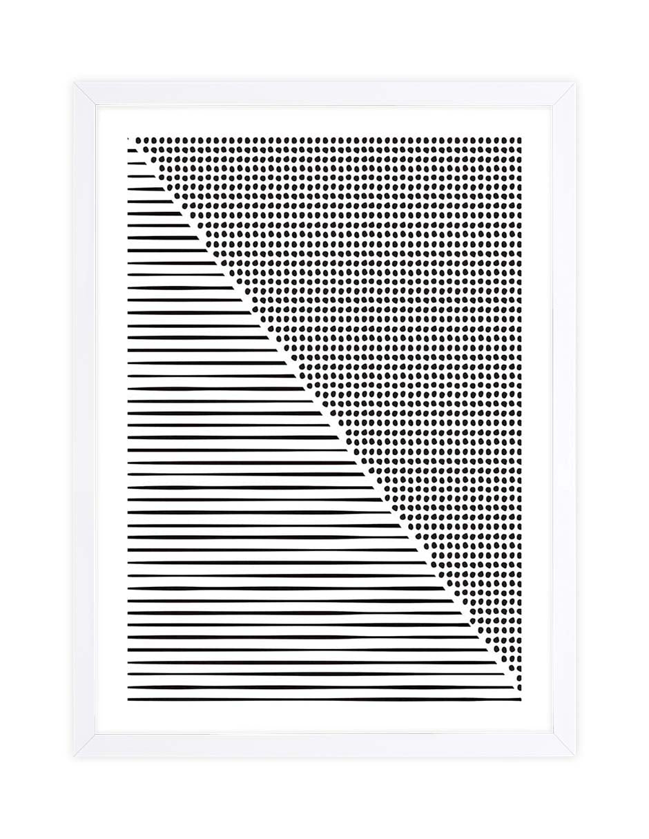 Ritmo: cuadro decorativo, vista 3 (blanco)