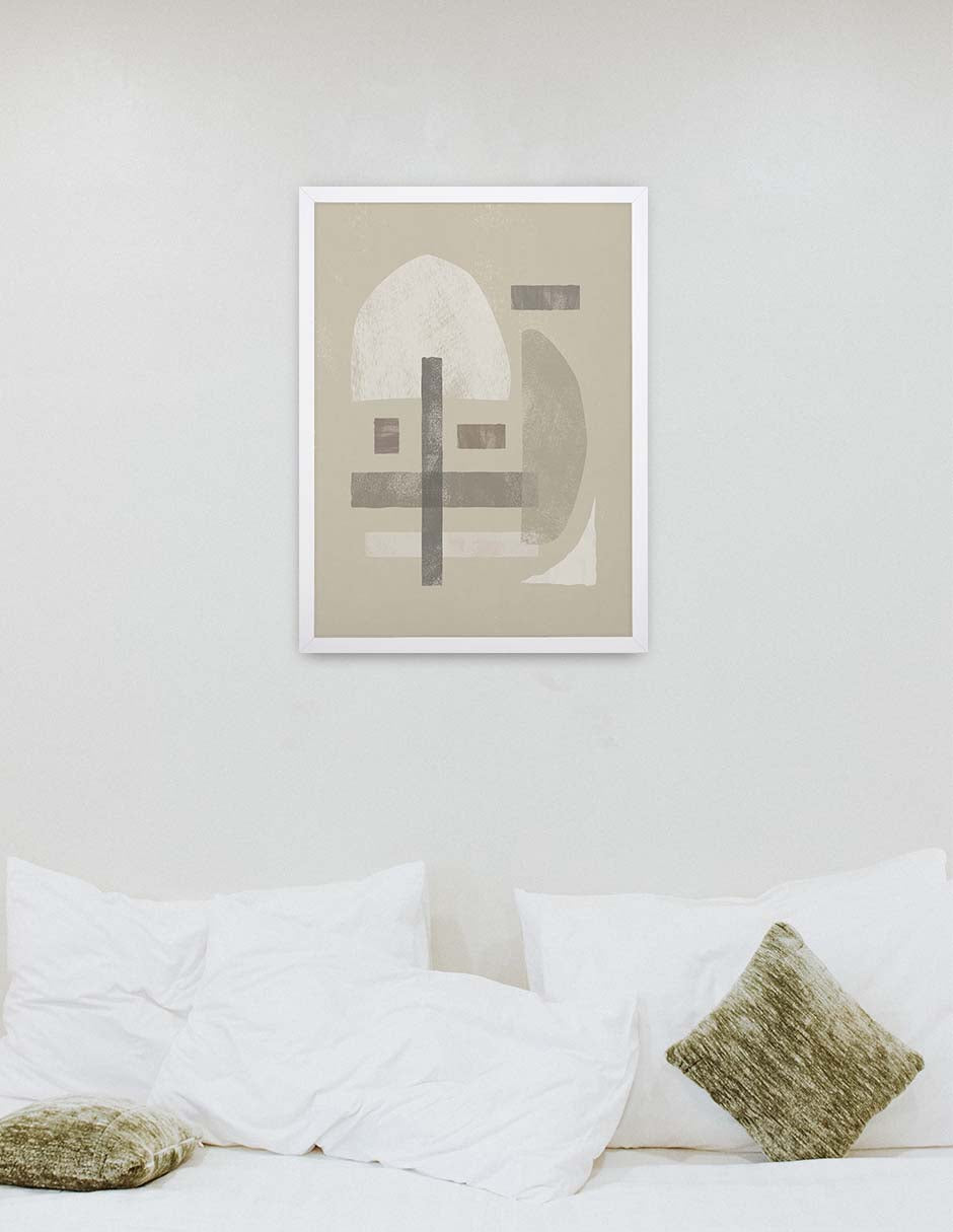 Rotonda: cuadro decorativo, vista 4 (blanco ambiente)