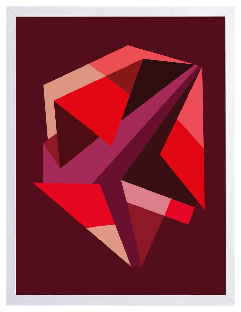 Rubí: cuadro decorativo, vista 5 (blanco)