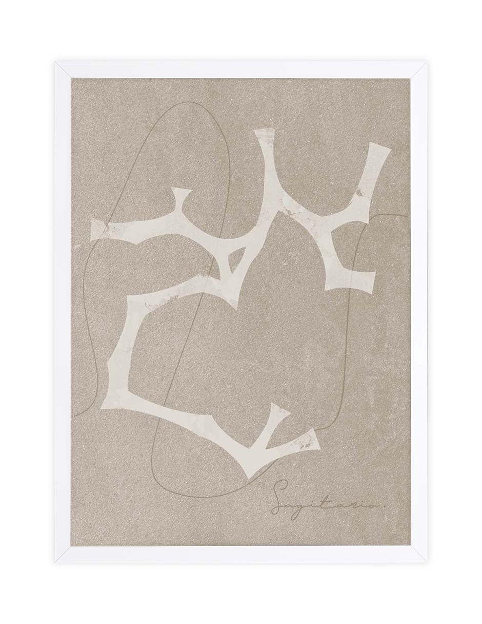 Sagitario: cuadro decorativo, vista 3 (blanco)