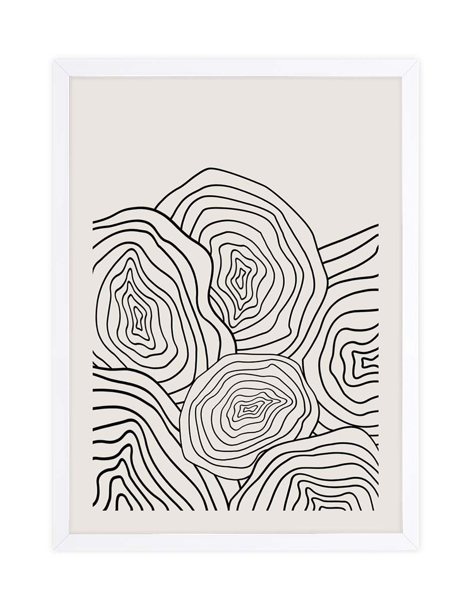Secciones: cuadro decorativo, vista 3 (blanco)