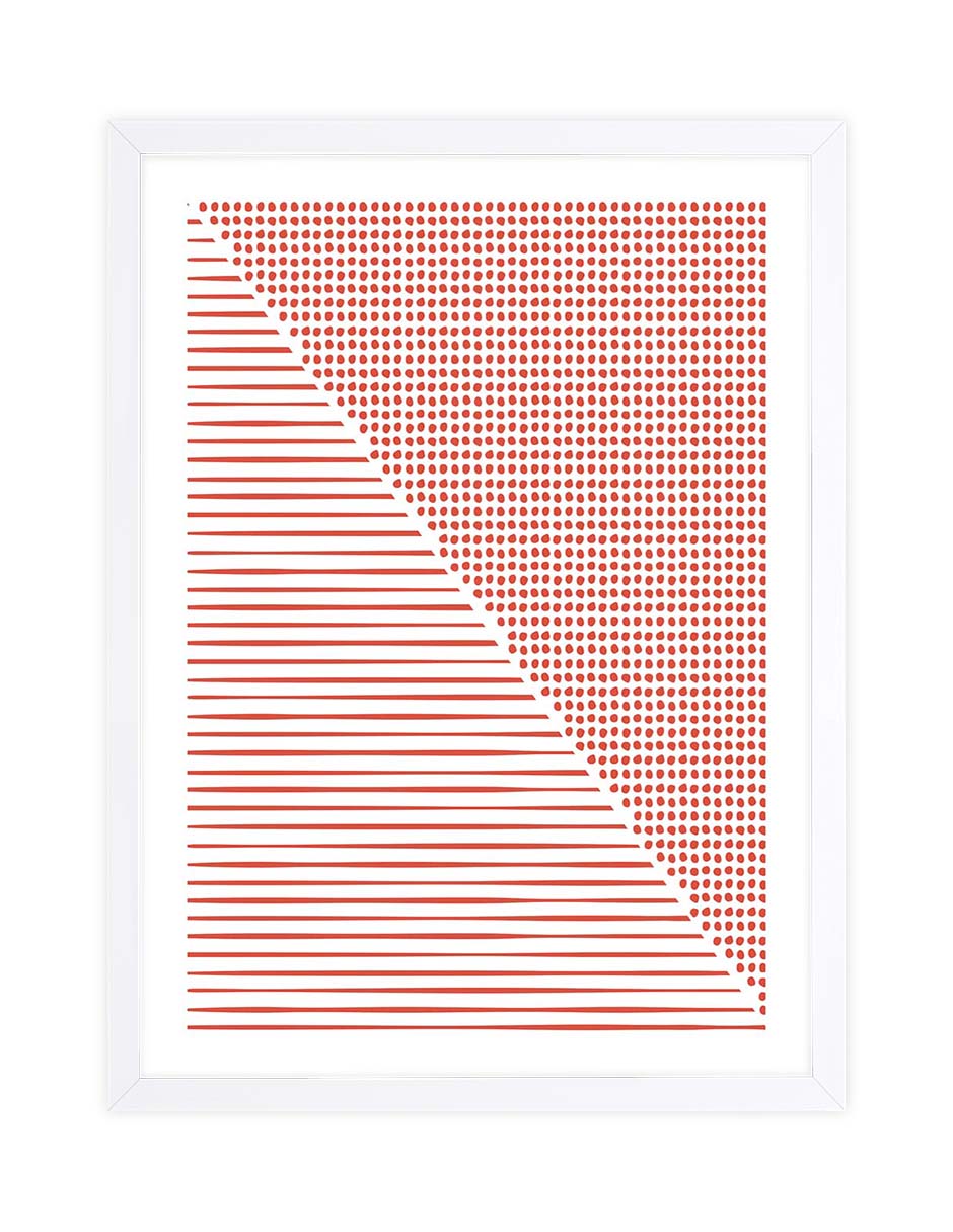 Semitono: cuadro decorativo, vista 3 (blanco)