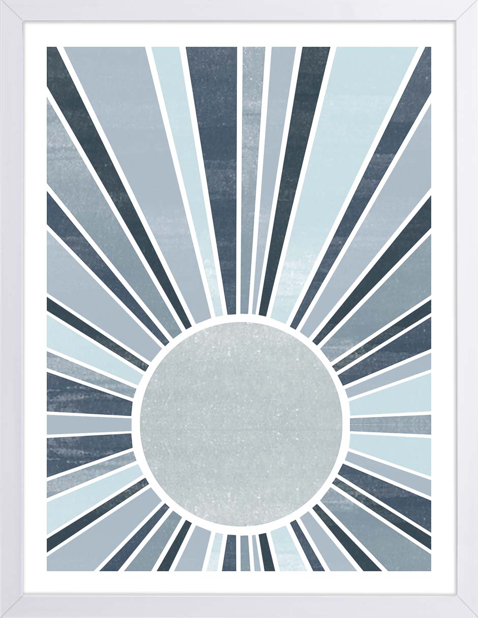 Sol Radiante: cuadro decorativo, vista 5 (blanco)