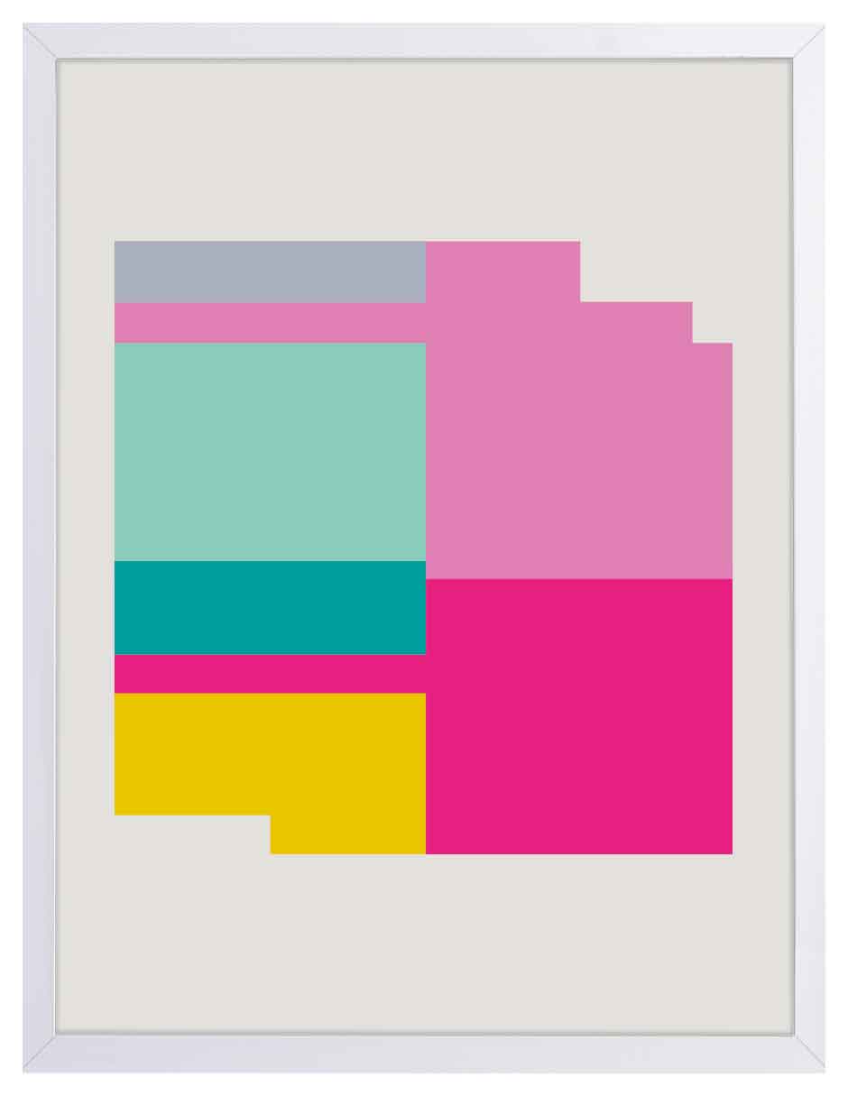 Tablero: cuadro decorativo, vista 5 (blanco)