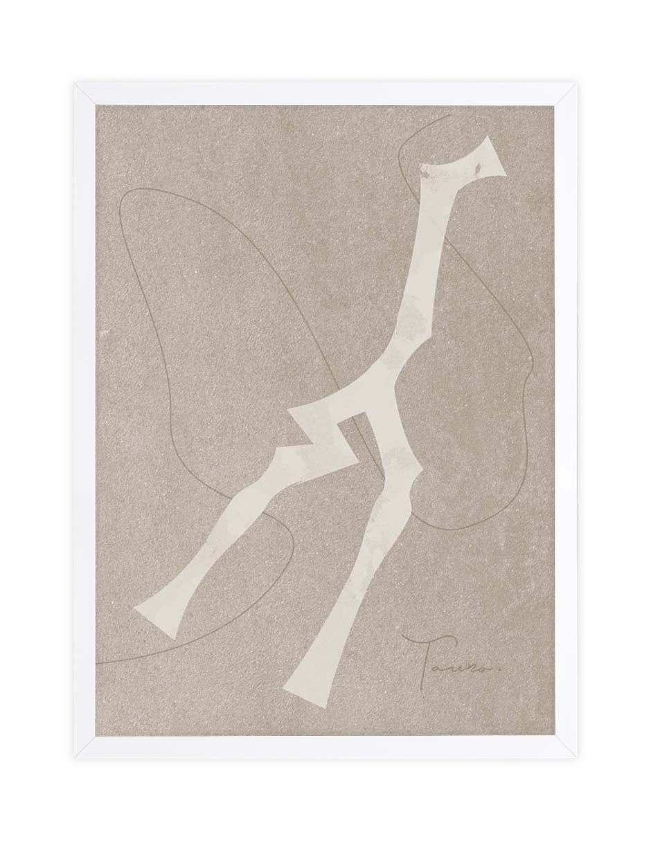 Tauro: cuadro decorativo, vista 3 (blanco)