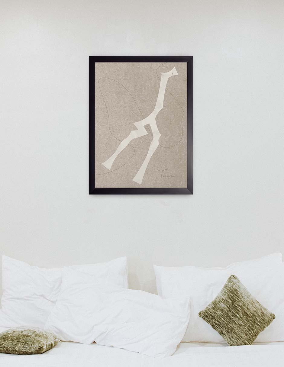 Tauro: cuadro decorativo, vista 2 (negro ambiente)