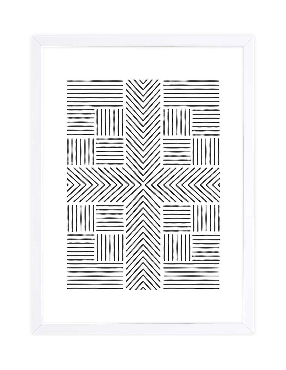 Tejido Gráfico: cuadro decorativo, vista 3 (blanco)