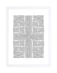 Tejido Gráfico: cuadro decorativo, vista 3 (blanco)