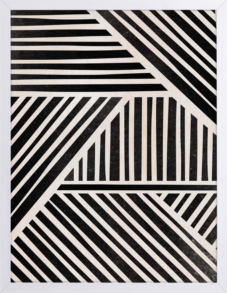 Telar: cuadro decorativo, vista 6 (blanco)