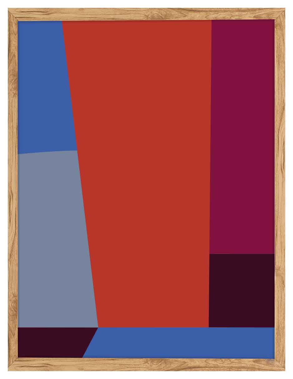 Telón: cuadro decorativo, vista 6 (madera)