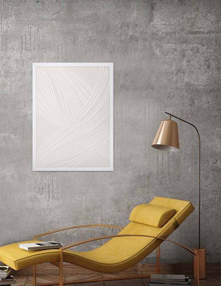 Tenue: cuadro decorativo, vista 4 (blanco render)