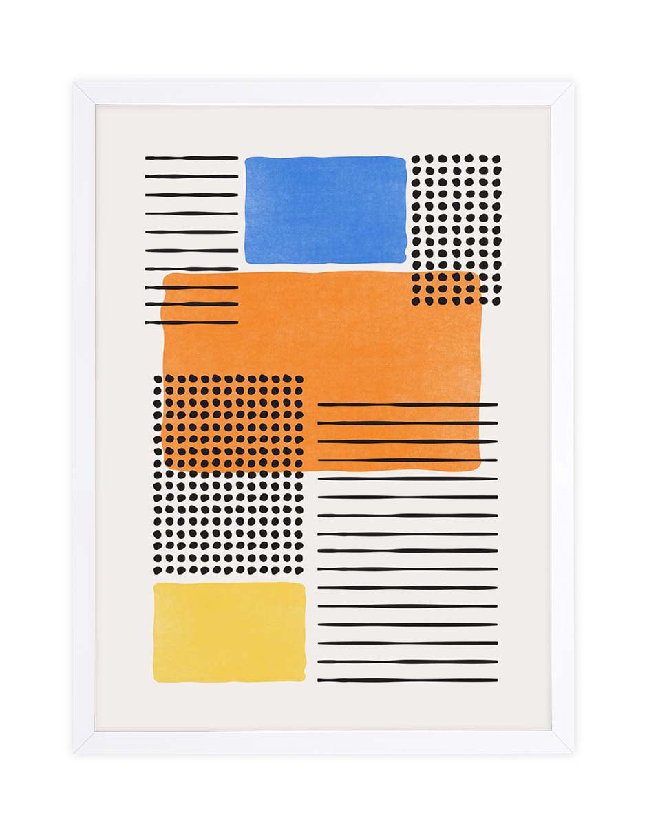 Verano Naranja: cuadro decorativo, vista 3 (blanco)