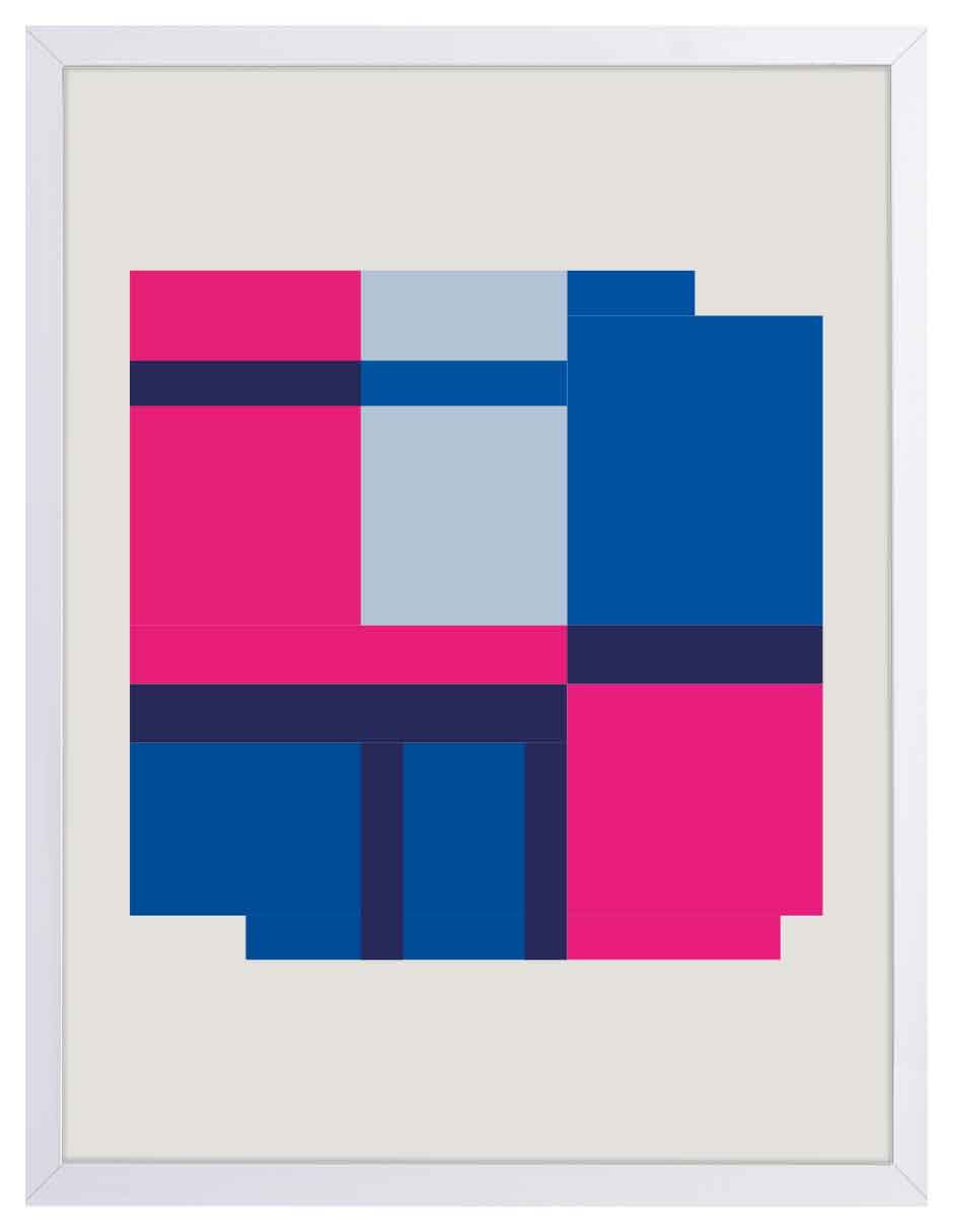 Vitral: cuadro decorativo, vista 5 (blanco)