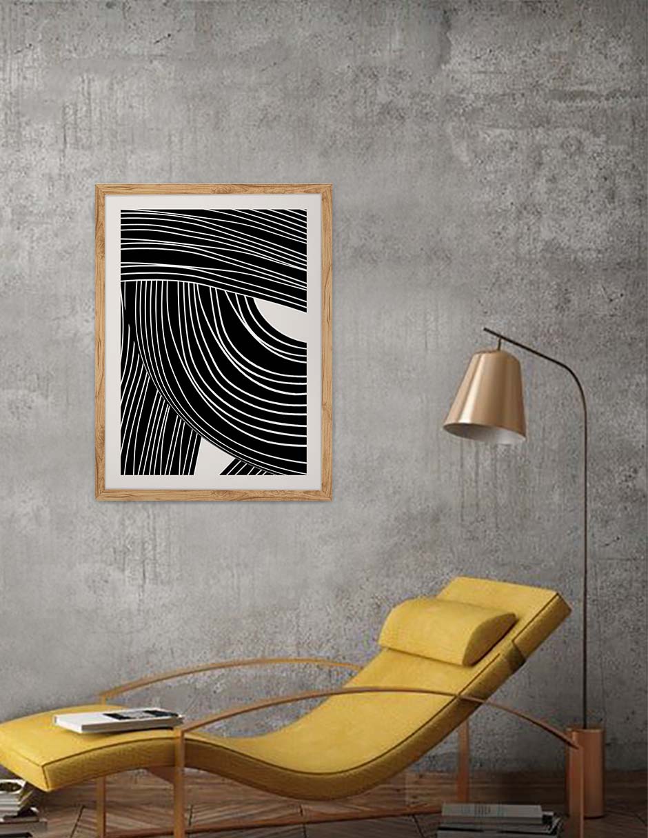 Vorágine: cuadro decorativo, vista 4 (madera render)
