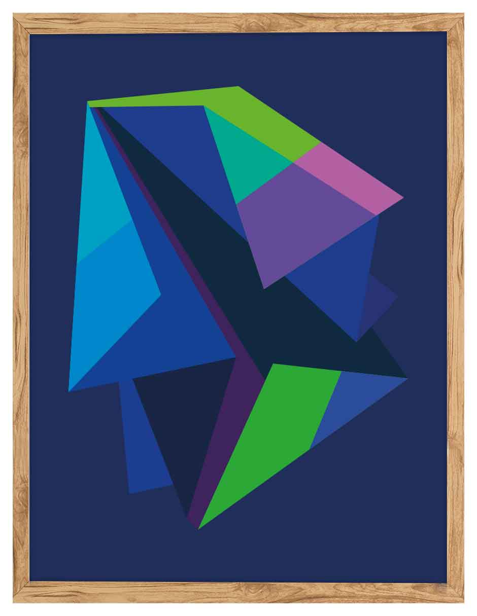 Zafiro: cuadro decorativo, vista 6 (madera)