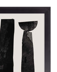 Ábaco: cuadro decorativo, vista 2 (negro detalle)