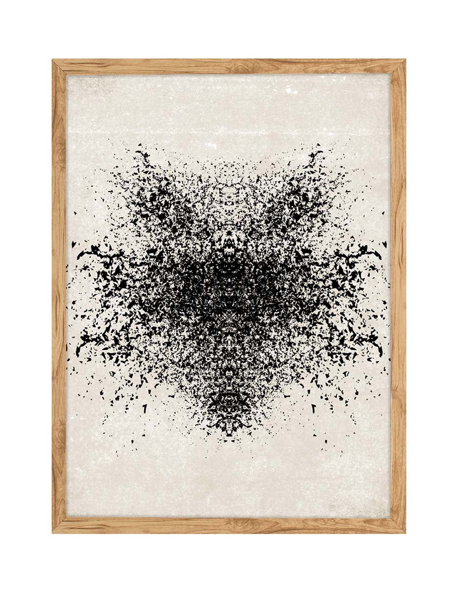 Alas Oscuras: cuadro decorativo, vista 7 (madera render)