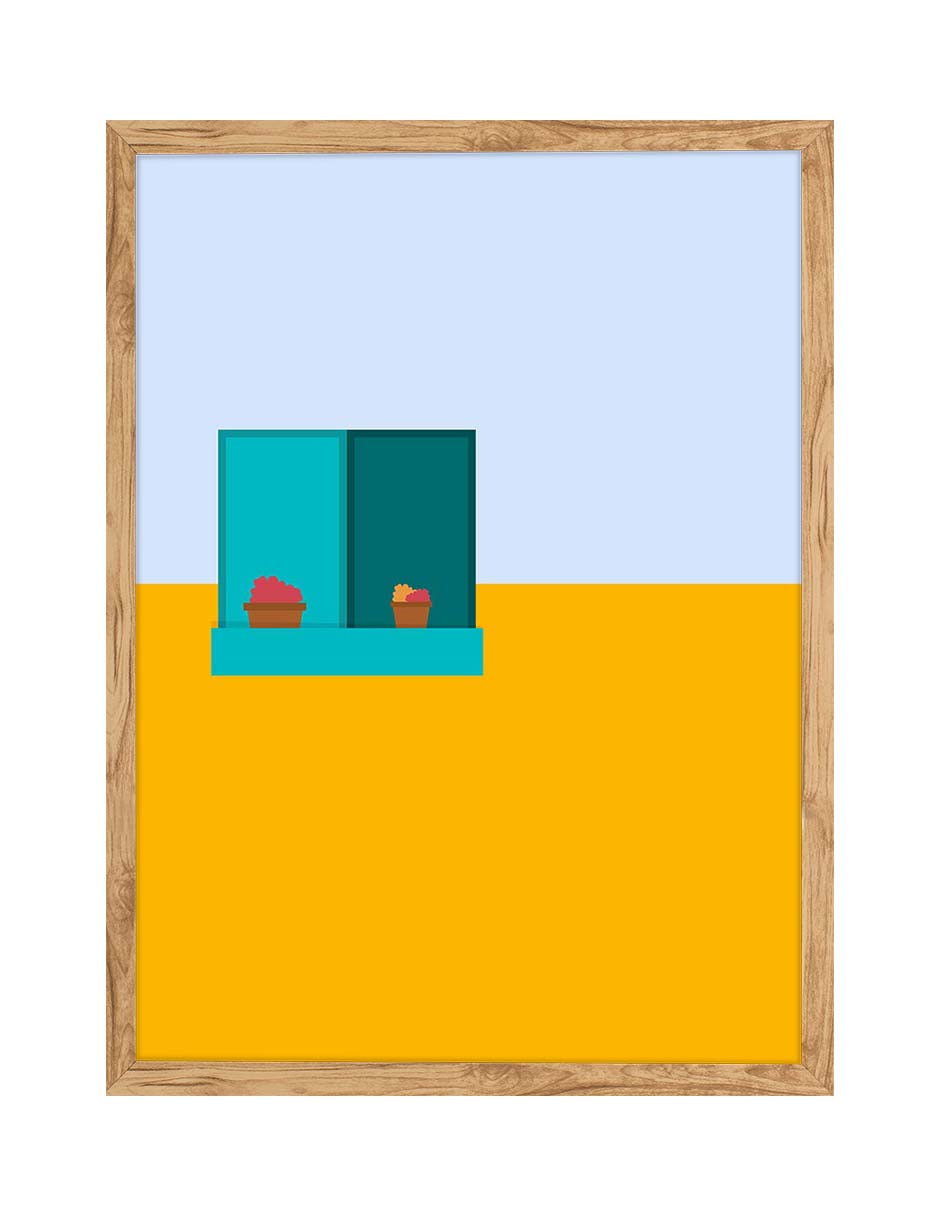 Alféizar: cuadro decorativo, vista 7 (madera)