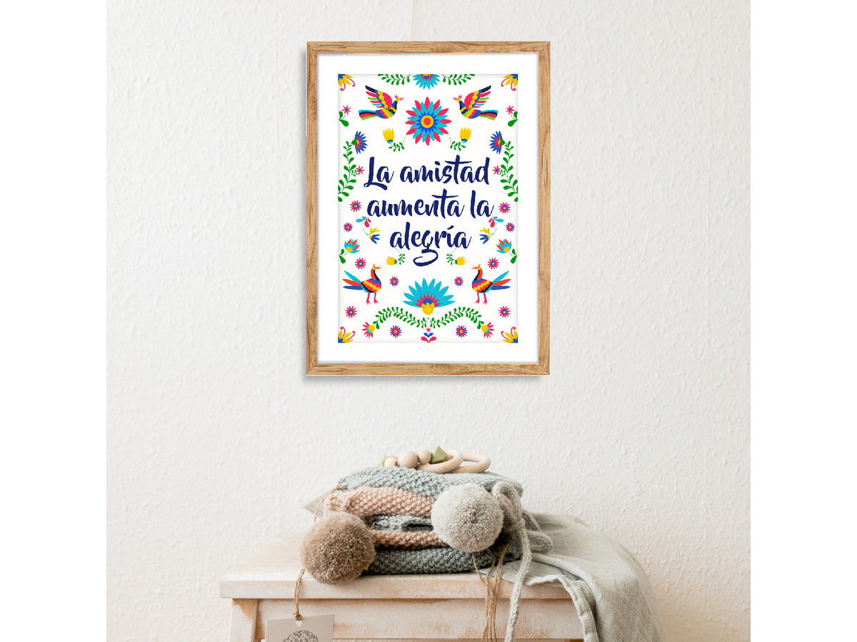 Amistad: cuadro decorativo, vista 2 (c render 01)