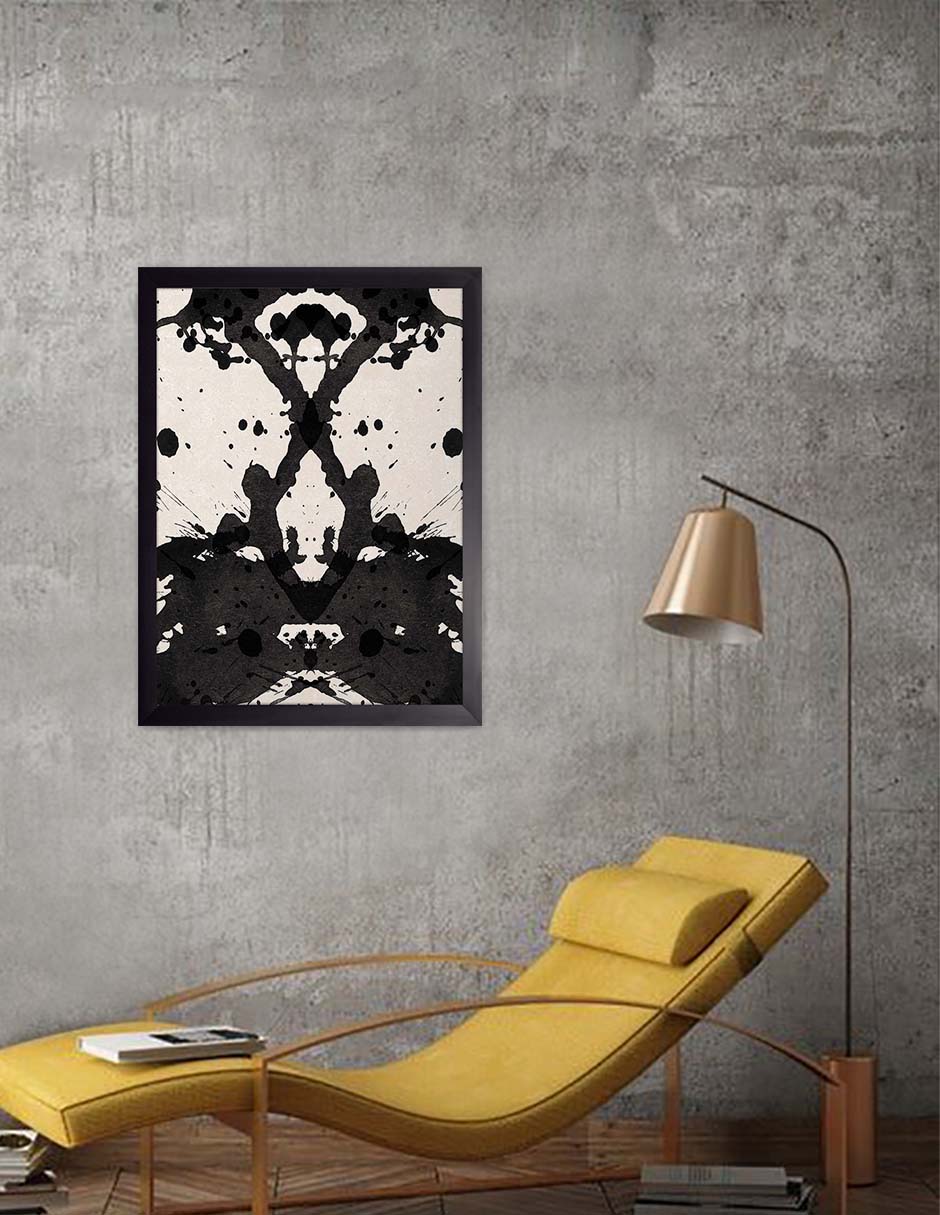 Ancla: cuadro decorativo, vista 3 (negro render)
