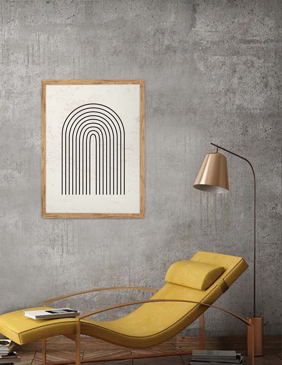 Arcada: cuadro decorativo, vista 9 (madera render)