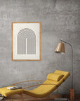 Arcada: cuadro decorativo, vista 9 (madera render)
