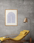 Arco Azul: cuadro decorativo, vista 9 (madera render)