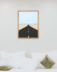 Asfalto: cuadro decorativo, vista 9 (madera render)