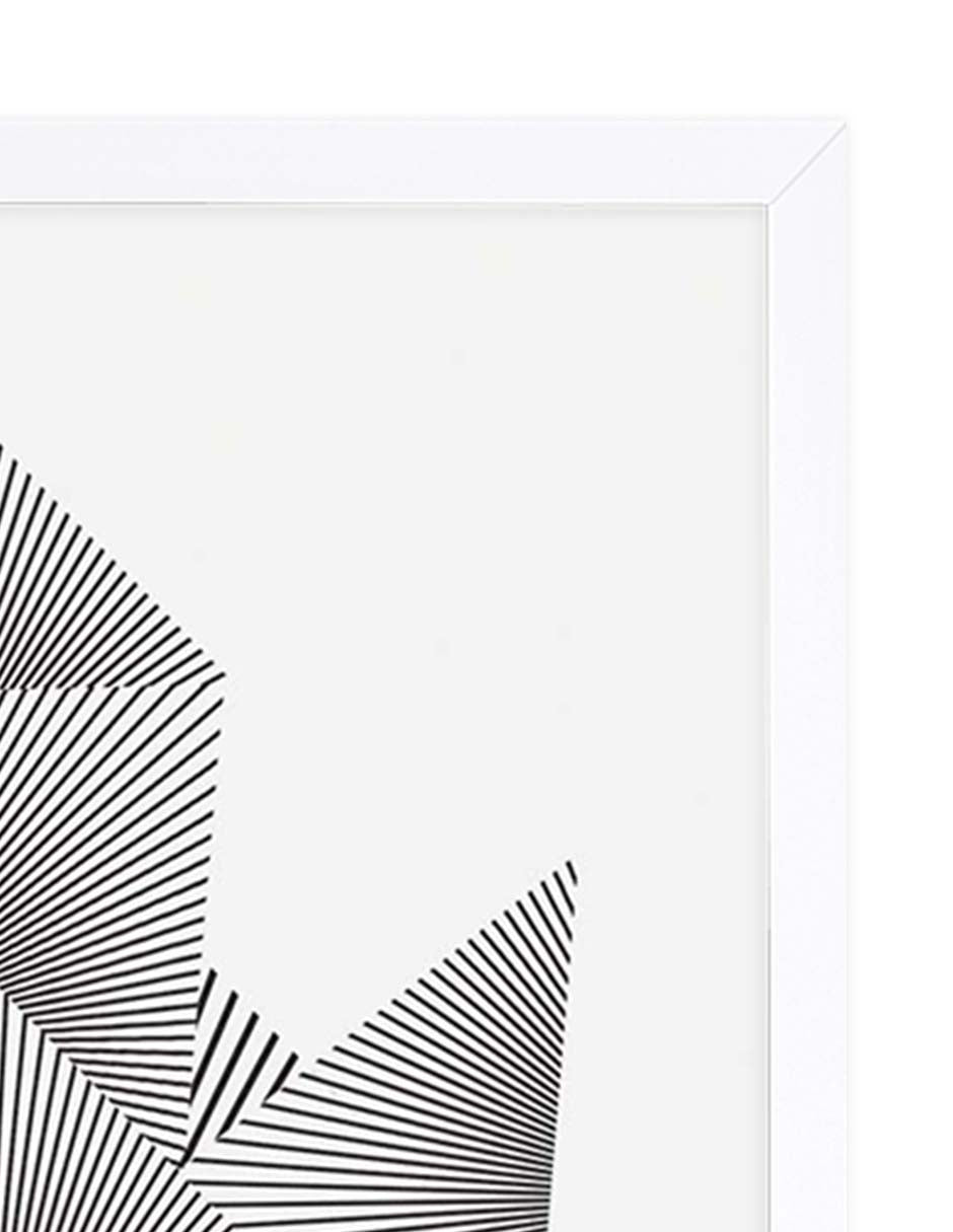 Aspas: cuadro decorativo, vista 5 (blanco detalle)