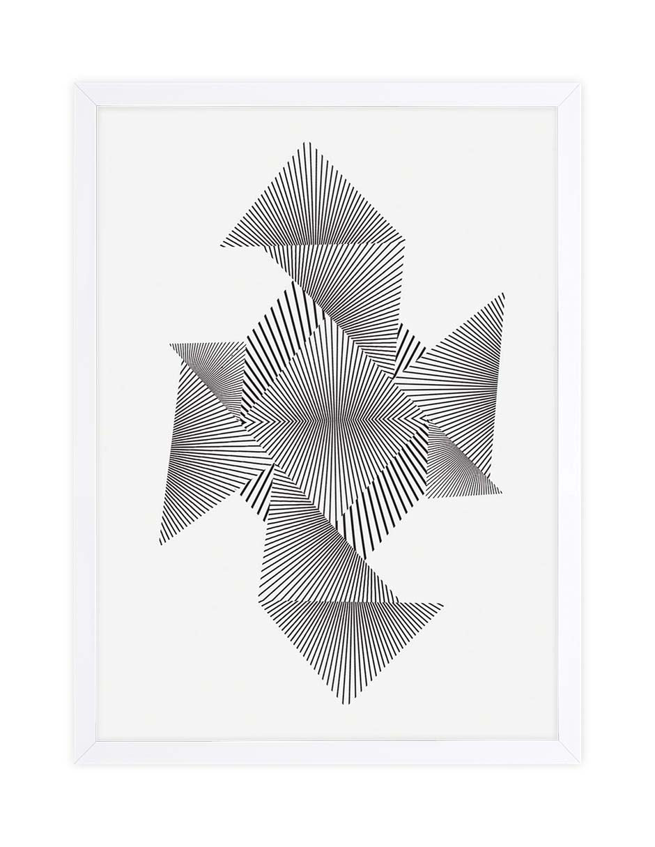 Aspas: cuadro decorativo, vista 4 (blanco)