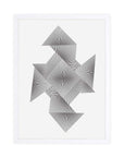 Aspas: cuadro decorativo, vista 4 (blanco)