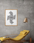 Aspas: cuadro decorativo, vista 9 (madera render)
