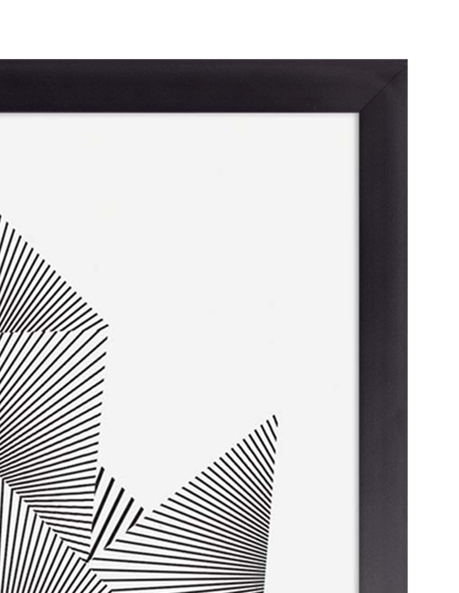 Aspas: cuadro decorativo, vista 2 (negro detalle)