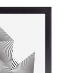 Aspas: cuadro decorativo, vista 2 (negro detalle)