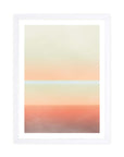 Atardecer Costero: cuadro decorativo, vista 4 (blanco)