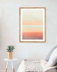 Atardecer Costero: cuadro decorativo, vista 9 (madera render)