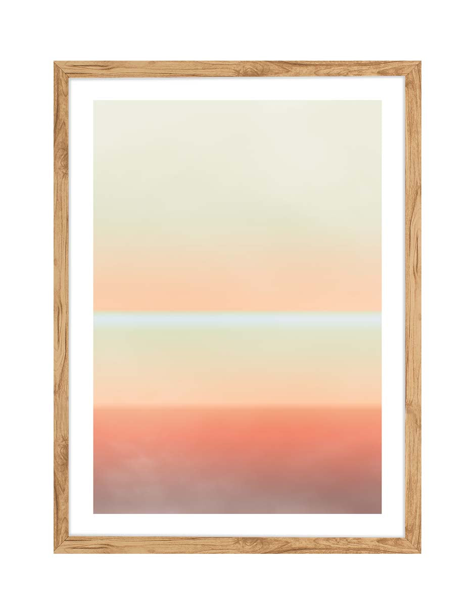 Atardecer Costero: cuadro decorativo, vista 7 (madera)