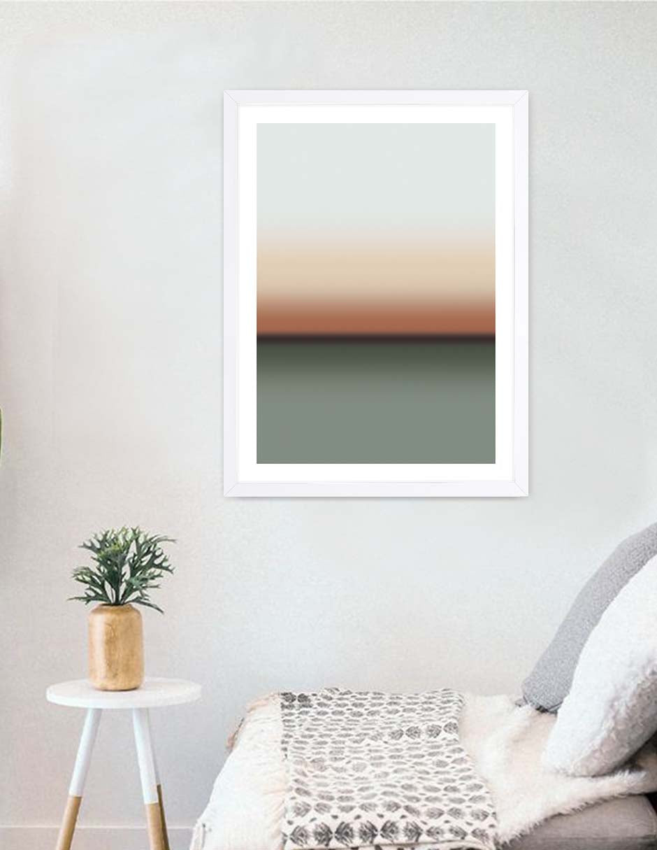 Atardecer Salvia: cuadro decorativo, vista 6 (blanco render)