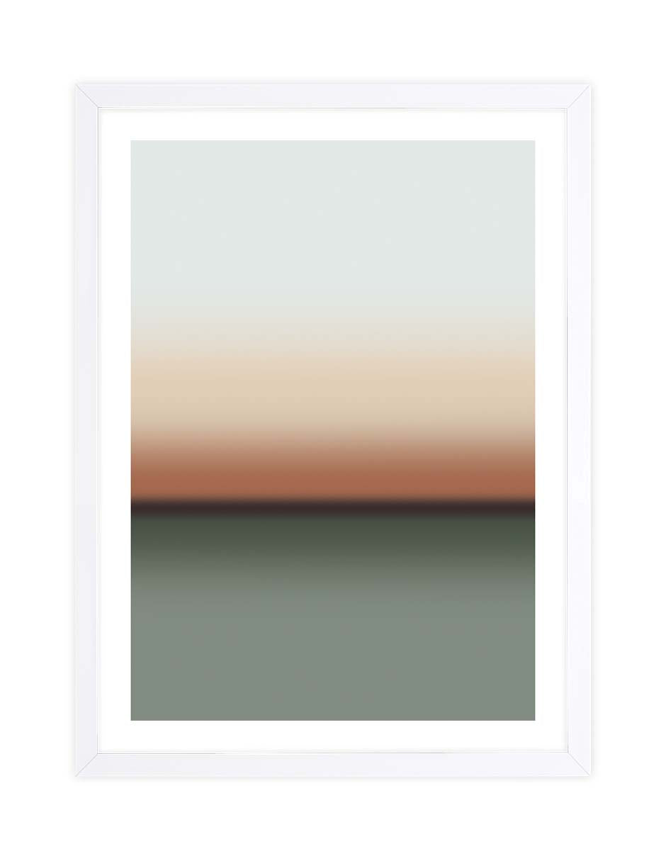 Atardecer Salvia: cuadro decorativo, vista 4 (blanco)