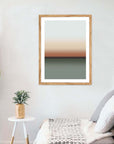 Atardecer Salvia: cuadro decorativo, vista 9 (madera render)