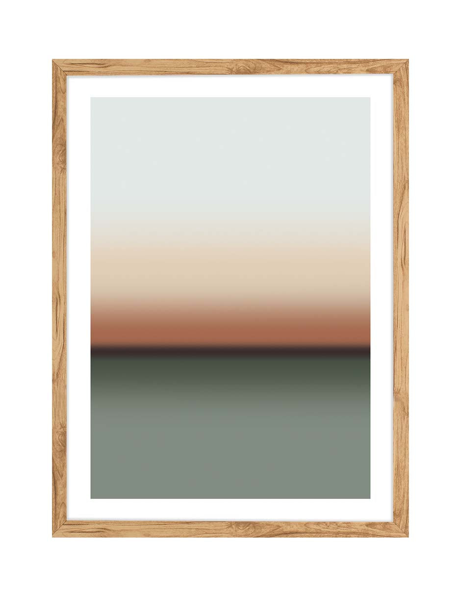 Atardecer Salvia: cuadro decorativo, vista 7 (madera)