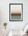 Atardecer Salvia: cuadro decorativo, vista 3 (negro render)