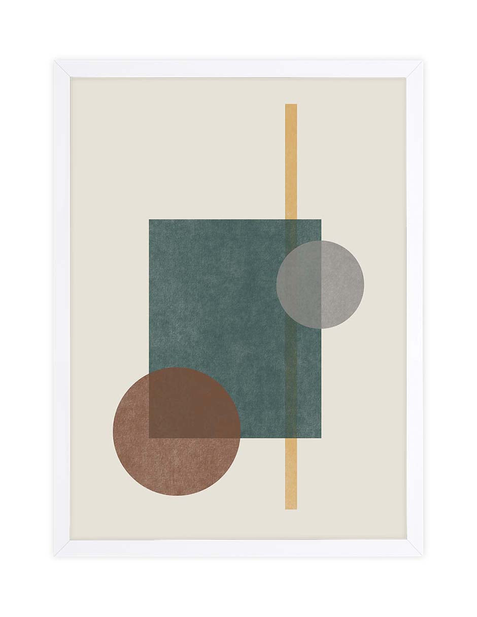 Balanza Verde: cuadro decorativo, vista 4 (blanco)